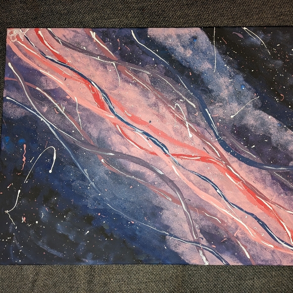 ORIGINAL ART. PAINT ON CANVAS. 18" x 24" Ariel de Boer. - Picture 3 of 5